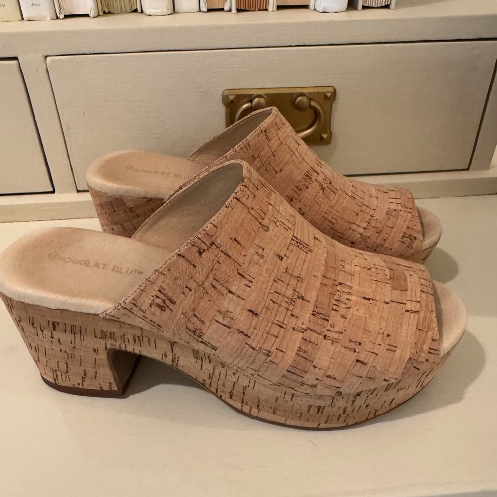 Cork Wedge Sandals